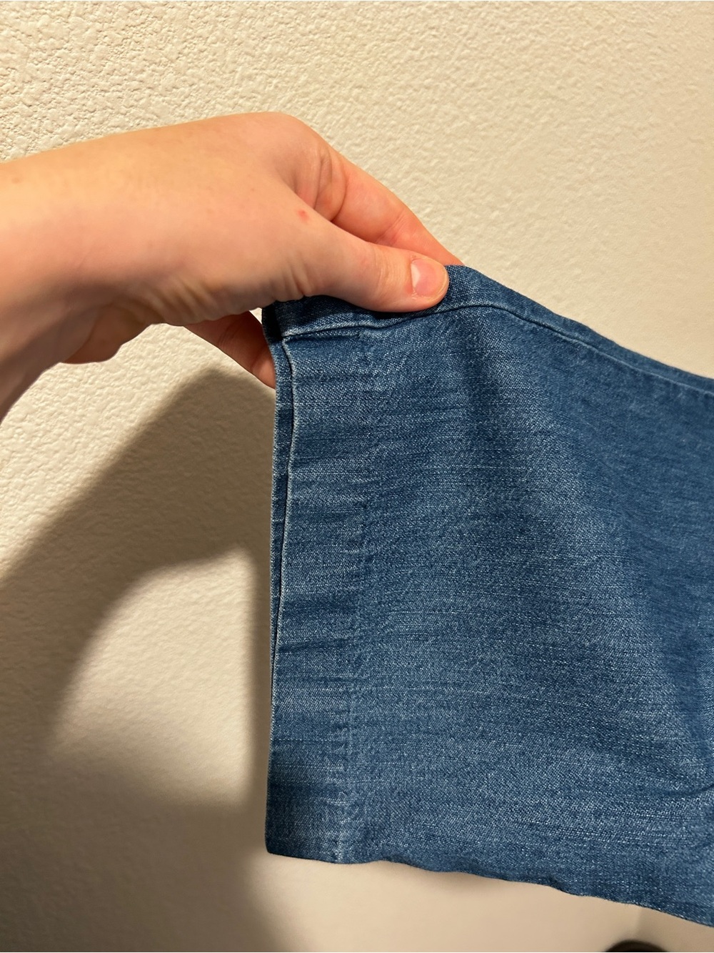 Blue Drawstring Jeans - Picture 2 of 4